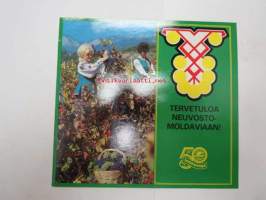 Tervetuloa Neuvosto-Moldaviaan - Intourist matkailuesite / travel brochure - Soviet Union
