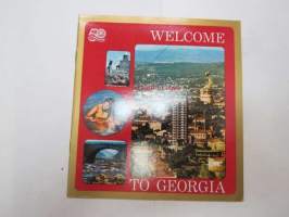 Welcome to Georgia - Intourist matkailuesite / travel brochure - Soviet Union