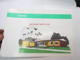 Tarvas - Myyntiyhdistys Puutalo, arkkitehti Eino Fahlenius -omakotitalon esite / brochure