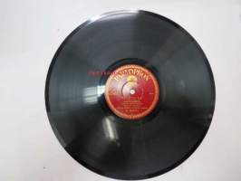 Parlophon B. 36007 Georg Malmstén - Hyljätty äiti /  Vangin muistelma -savikiekkoäänilevy - 78 rpm record