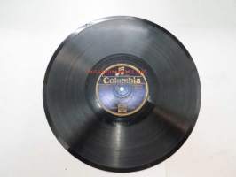 Columbia 7790 Leo Kauppi - Meren aallot / Oi, tyttö tule -savikiekkoäänilevy, 78 rpm record