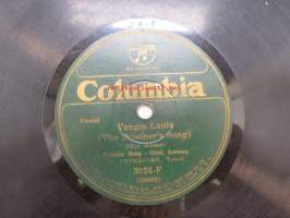 Columbia 3026-F O. Pyykkönen - Viaporin valssi / Vangin laulu (The Prisoner´s Song) -savikiekkoäänilevy, 78 rpm record