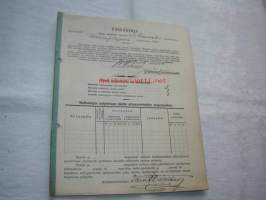 Päiväkirja käytettävä x kuun kuluessa vuonna 1916 Nummelan majatalossa Wihdin pitäjässä Uudenmaan lääniä.