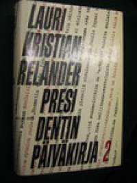 Presidentin päiväkirja II (L.Relander 1928-1931)