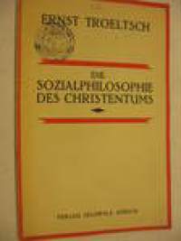 Die sozialphilosophie des christentums