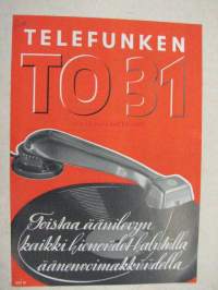 Telefunken TO 31 äänirasia myyntiesite