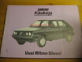 Fiat Ritmo Diesel - käsikirja 1983