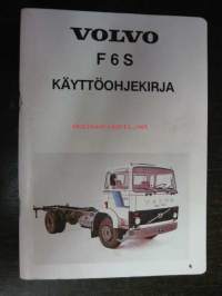 Volvo F 6 S - käyttöohjekirja