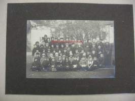 Koululaisia Vaasa alkeiskoulu syyslukukausi 1924 -valokuva