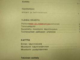 Volvo Penta MD1B, MD2B, MD3B meridieselmoottorit -käyttöohjekirja