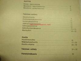 Volvo Penta MD1B, MD2B, MD3B meridieselmoottorit -käyttöohjekirja