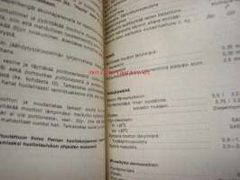 Volvo Penta MD1B, MD2B, MD3B meridieselmoottorit -käyttöohjekirja