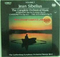 Levy - Jean Sibelius. The Complete Orchestral Music: Symphony No. 4 in A minor Op. 63. Canzonetta Op. 62:1, The Oceanides Op. 73. The Gothenburg Symphony
