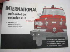 International paloautot ja ambulanssit -myyntiesite