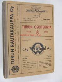 Turun osoitekirja 1947-1948