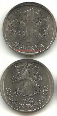 1 markka  1969