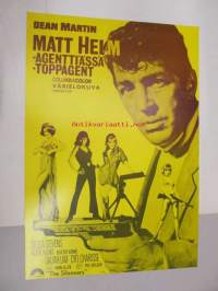 Matt Helm - agenttiässä - Matt Helm - toppagent -elokuvajuliste, Dean Martin, Stella Stevens, Phil Karlson