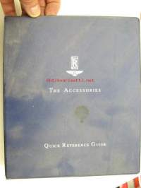 Rolls-Royce / Bentley The Accessories - Quick Reference Guide 1996 -lisävarusteluettelo