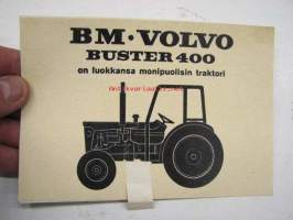 BM-Volvo Buster 400 -mainoskortti