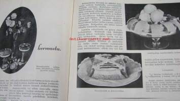 Kotiliesi 1930 nr 12 juhannus (kansi Martta Wendelin tyttö ja kissa -aihe), Takakannessa värimainos Orvo-saippua. Artikkeli ja 8 kuvaa aiheesta: kuisti (mm