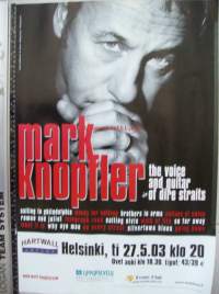 Mark Knopfler the voice and guitar, juliste 60x42cm