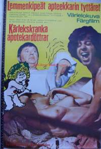 Lemmenkipeät apteekkarin tyttäret -elokuvajuliste 60x40 cm