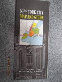 New York City map and guide  -kartta