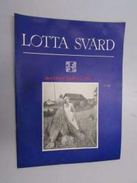 Lotta-Svärd 1942 nr 13 (lotta-taiteilija Laina Kalmari, Jämsän pikkulottaleiri, juolukka, oppikoululaiset lottina ym)
