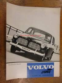 Volvo-Viesti 1965 / 3 -Volvo asiakaslehti.sis,mm. Volvo 8-sarja.Volvon henkilöautouutuudet,Amazon ja 1800 S.Volvo Sammakko. ym.