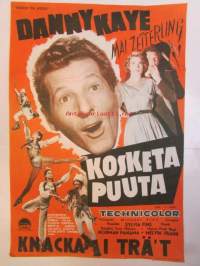 Kosketa puuta / Knacka i trät / Knock on Wood. Näyttelijät; Danny Kaye