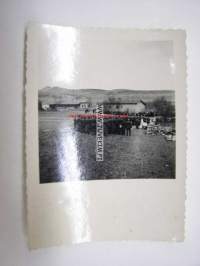 Kenttäjumalanpalvelus -saksalainen sotilasvalokuva